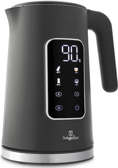 Berlinger Haus Digital Kettle 1.7L 2200W Keep Warm Touch BH-9737 – view 2 – Anthracite