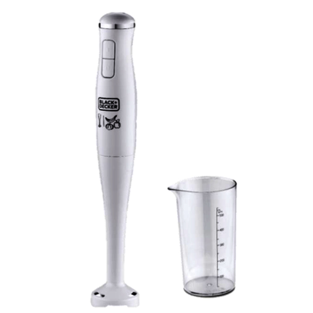 Black & Decker 300W 2 Speed Stick Hand Blender With Beaker