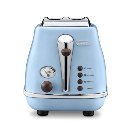 DeLonghi Icona Vintage 2-Slot Toaster 900W Azure Blue Retro CTOV 2003