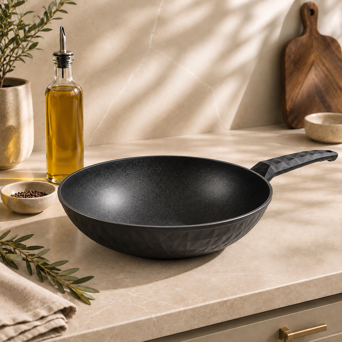 Karaca BioDiamond 28 cm Wok Pan