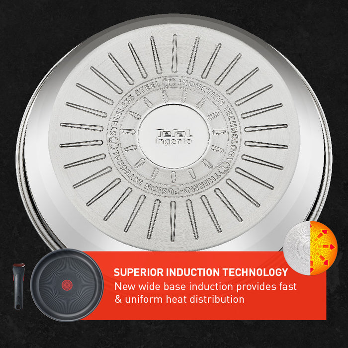 Tefal Ingenio Preference 12pc Stainless Steel Set Induction