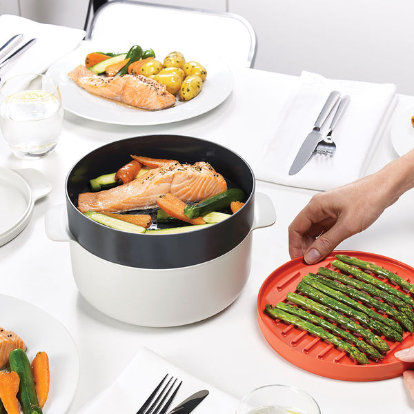 Joseph Joseph M-Cuisine 4-Piece Stackable Microwave Cooking Set - Orange - 45001