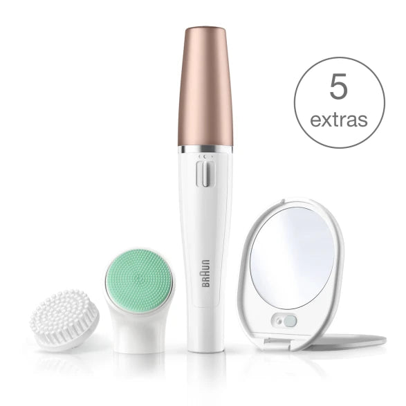 Braun Face 851V Facial Epilator & Cleansing Brush BR BOX MN