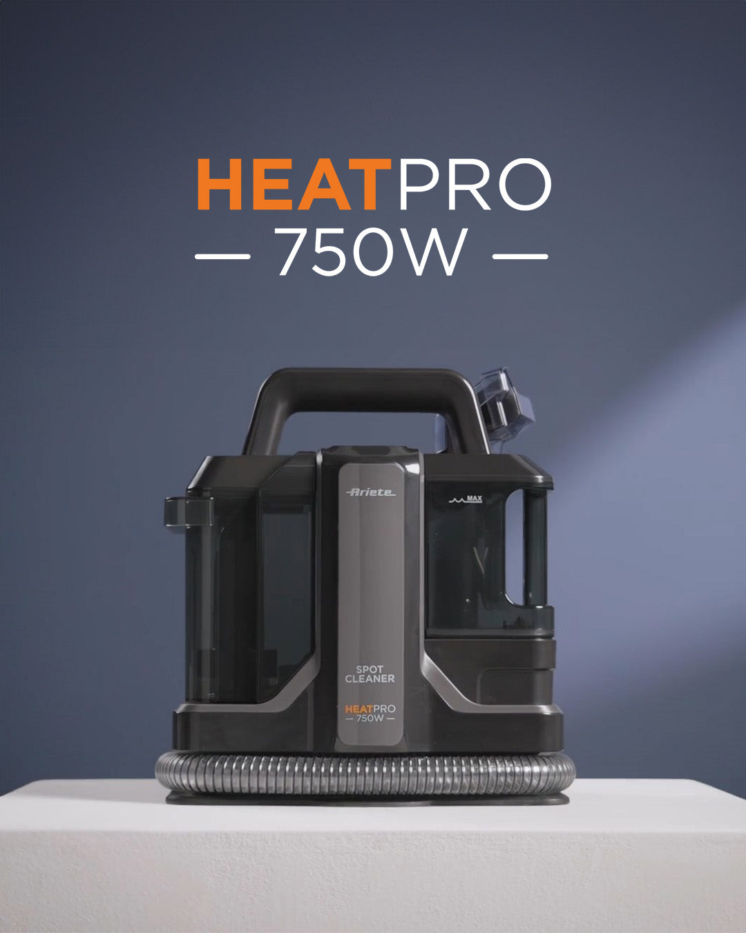 Ariete Spot Cleaner Heat Pro 750W Portable Carpet Upholstery Stain Extractor