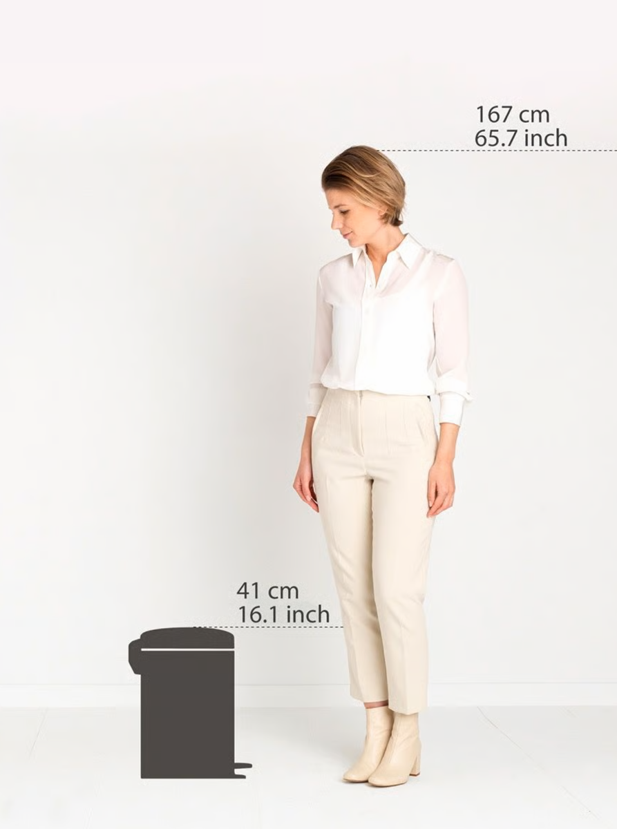 Brabantia newIcon Pedal Bin 12L – White