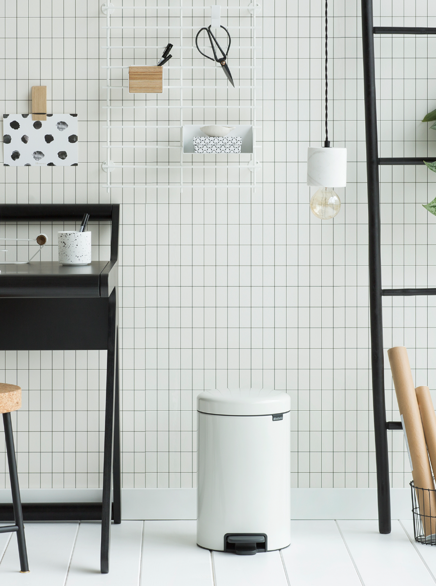 Brabantia newIcon Pedal Bin 12L – White