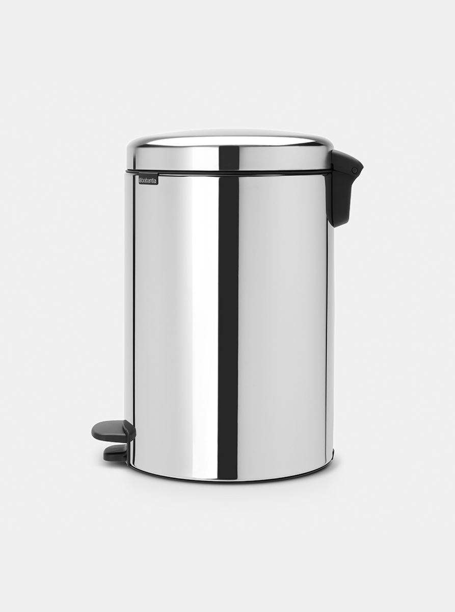 Brabantia newIcon Pedal Bin 20L – Brilliant Steel