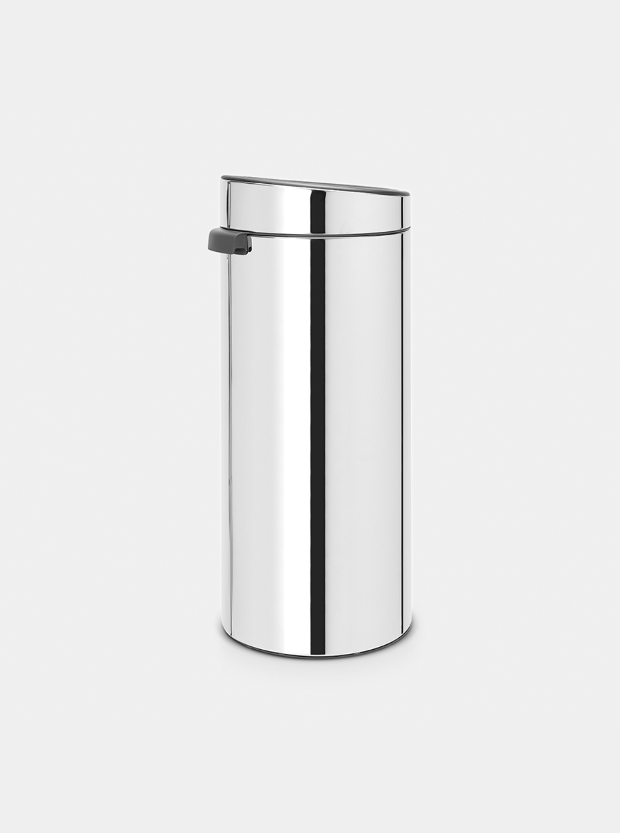 Brabantia Touch Bin New 30L with Plastic Bucket – Brilliant Steel