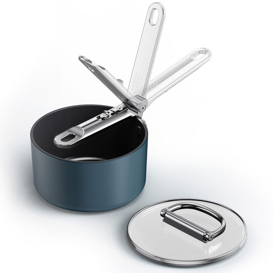 Joseph Joseph Space Cookware – Folding Pan in Midnight Blue (1.32L)