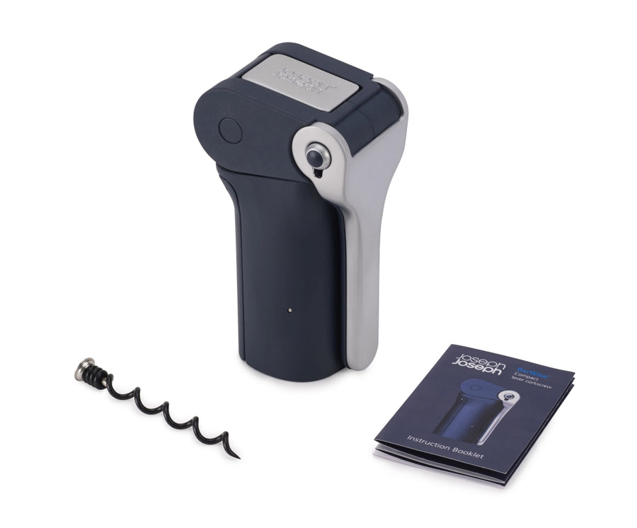 Joseph Joseph, Barwise Compact Lever Corkscrew, Blue