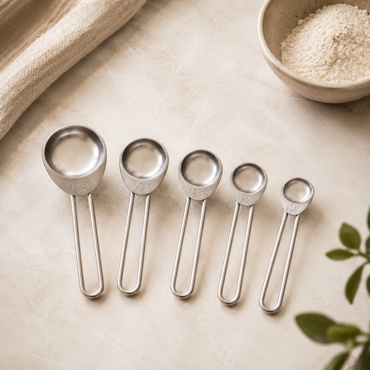 Karaca Crick Crack 5-Piece Measuring Spoon Set