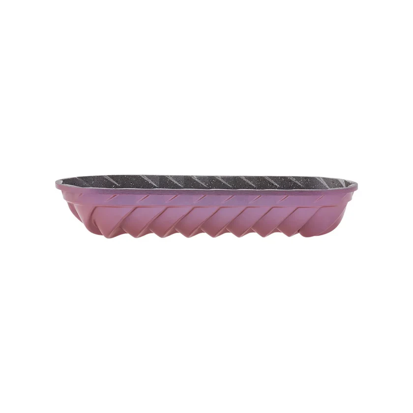 Karaca Vera Cast Aluminum Loaf Pan Pink 35 cm Non-Stick Professional Baking
