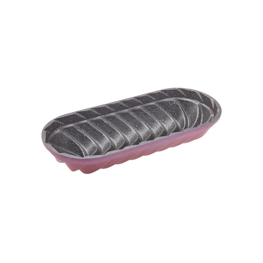Karaca Vera Cast Aluminum Loaf Pan Pink 35 cm Non-Stick Professional Baking