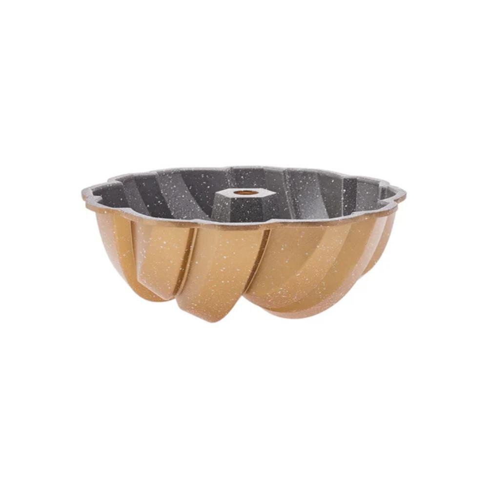 Karaca Cake Pro 26 cm Gold Bundt Cake Tin close-up