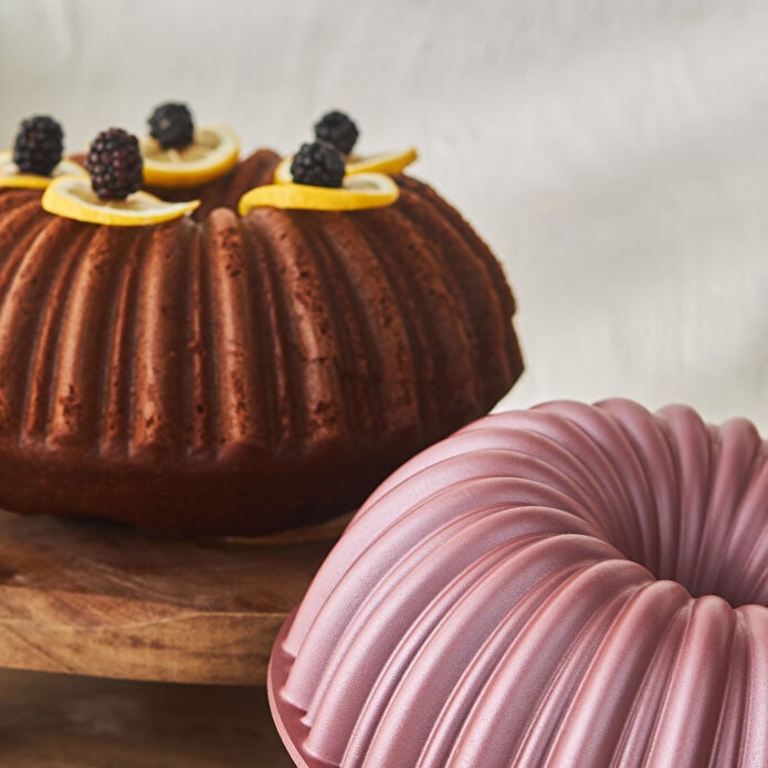 Karaca Cake Pro Sliced Cake Pan Pink 25.5 cm Cast Aluminum Non-Stick Mold New
