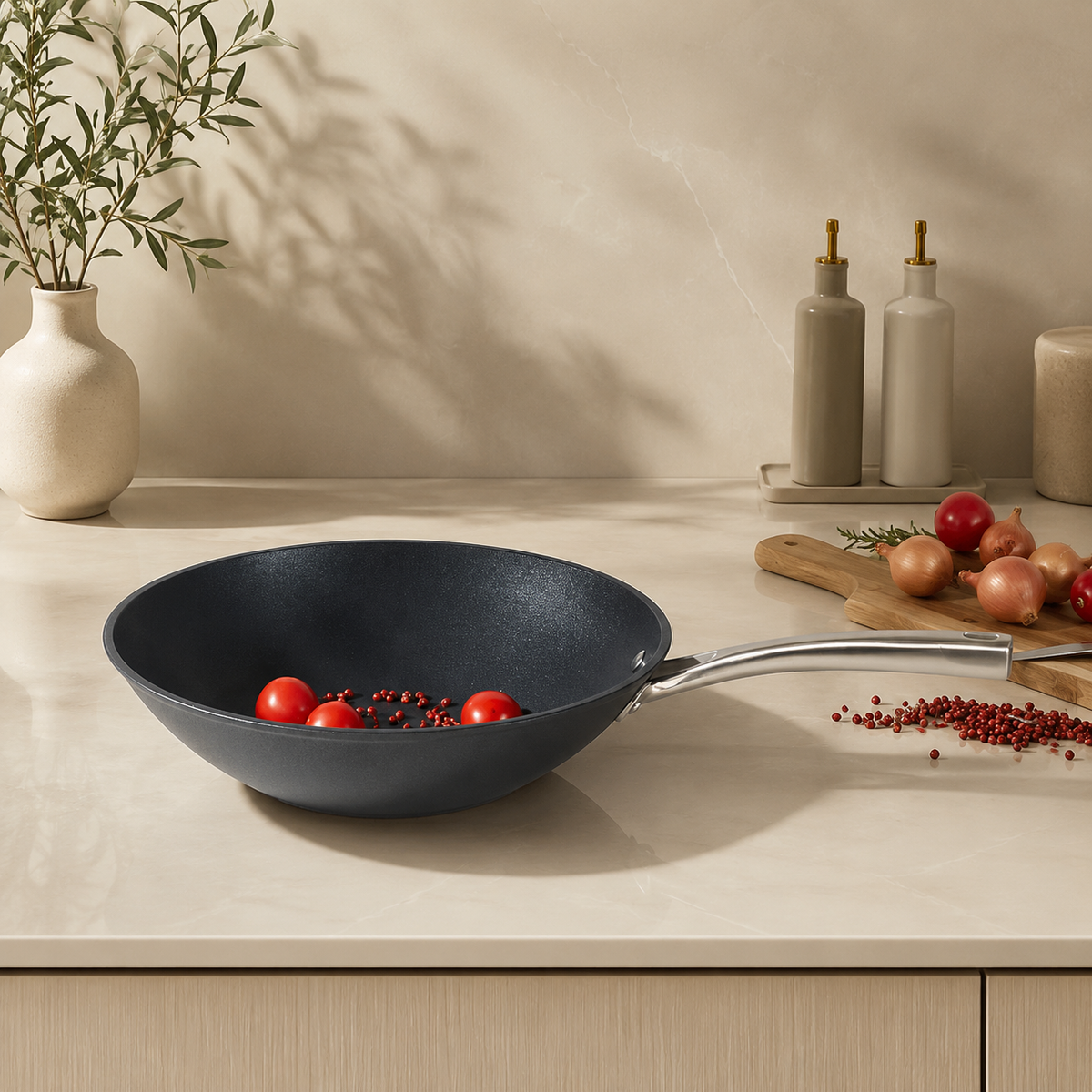 Karaca BioDiamond Pro 28 cm Wok Pan