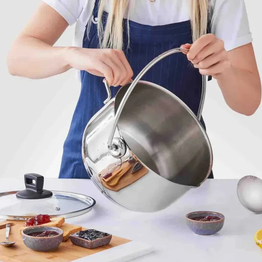 Karaca Love of Kitchen 10L Stainless Steel Jam Pot 28cm Induction Compatible