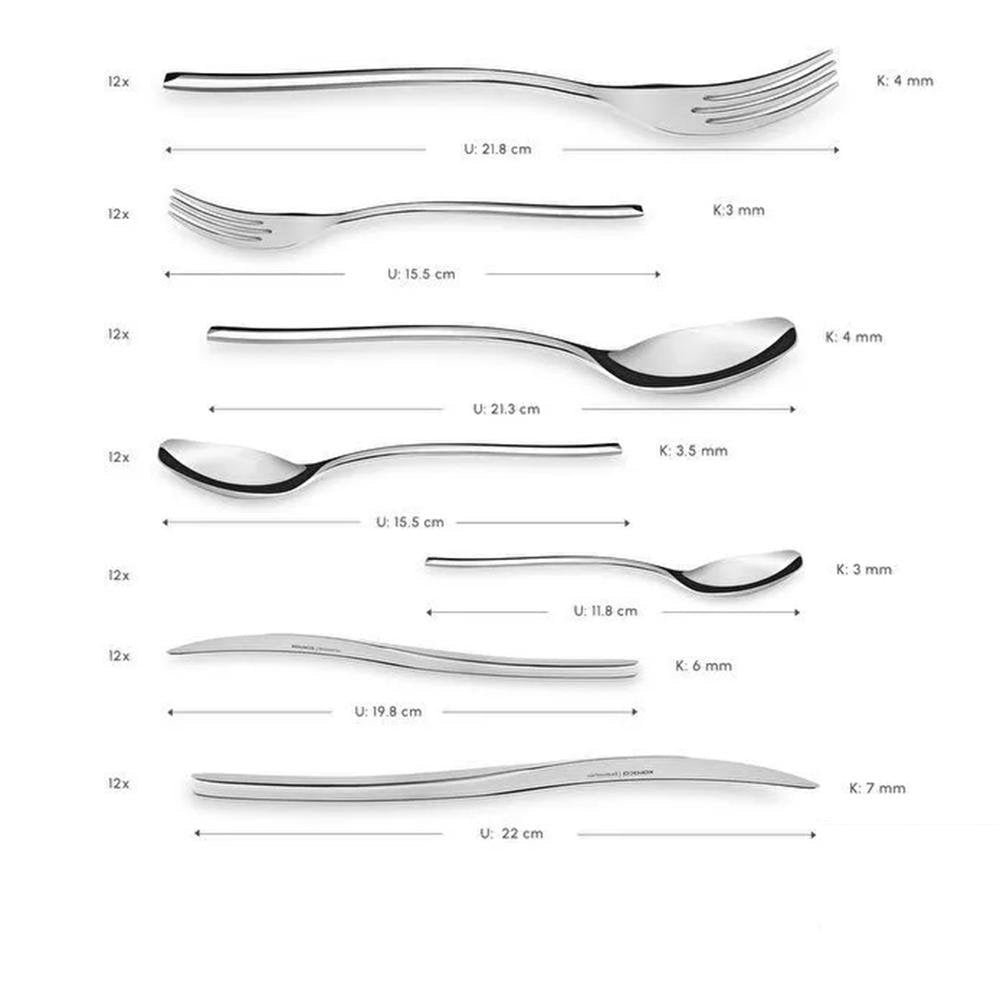 Karaca Dora Platinum 84-Piece Cutlery Set Lebanon