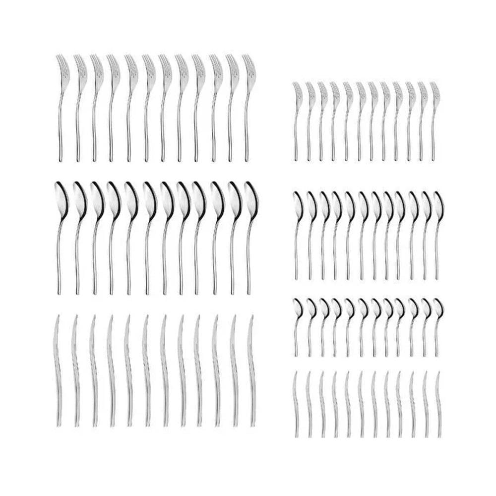 Karaca Dora Platinum 84-Piece Cutlery Set kitchen