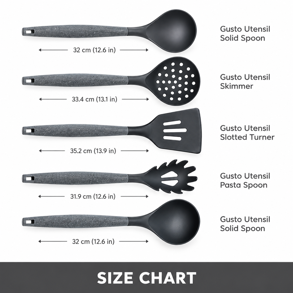 Karaca Gusto 12-Piece Knife & Kitchen Utensil Set kitchen