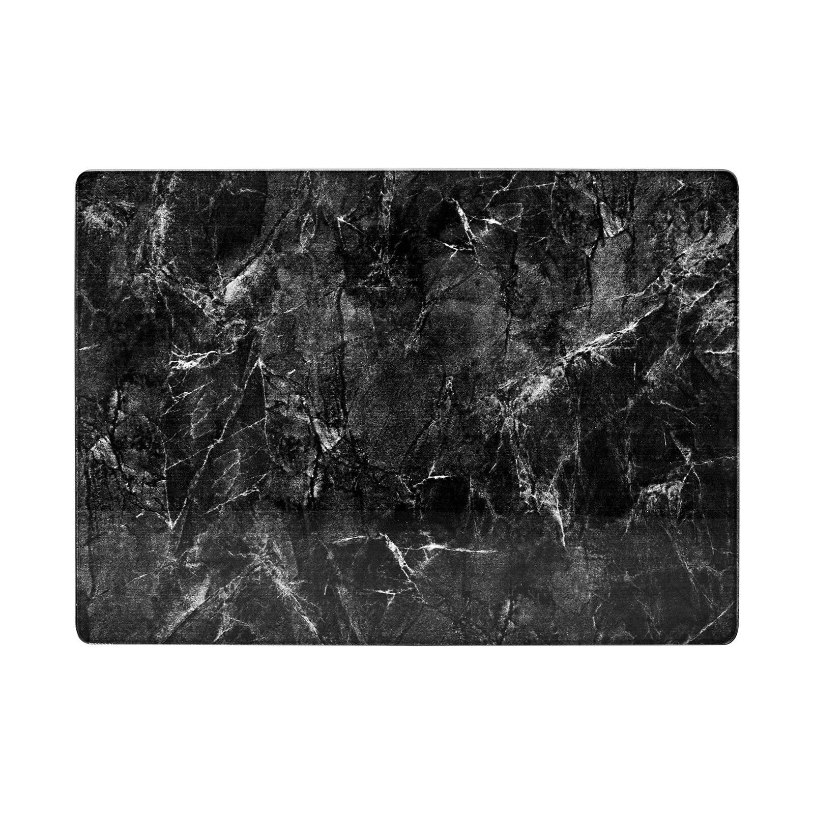 Karaca Ayaz Black Glass Cutting Board 25x35cm Non-Slip Hygienic Kitchen New