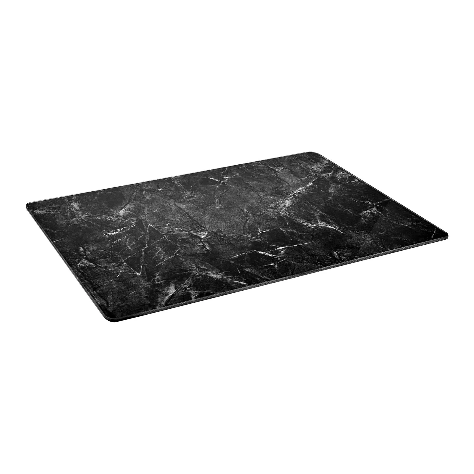Karaca Ayaz Black Glass Cutting Board 25x35cm Non-Slip Hygienic Kitchen New