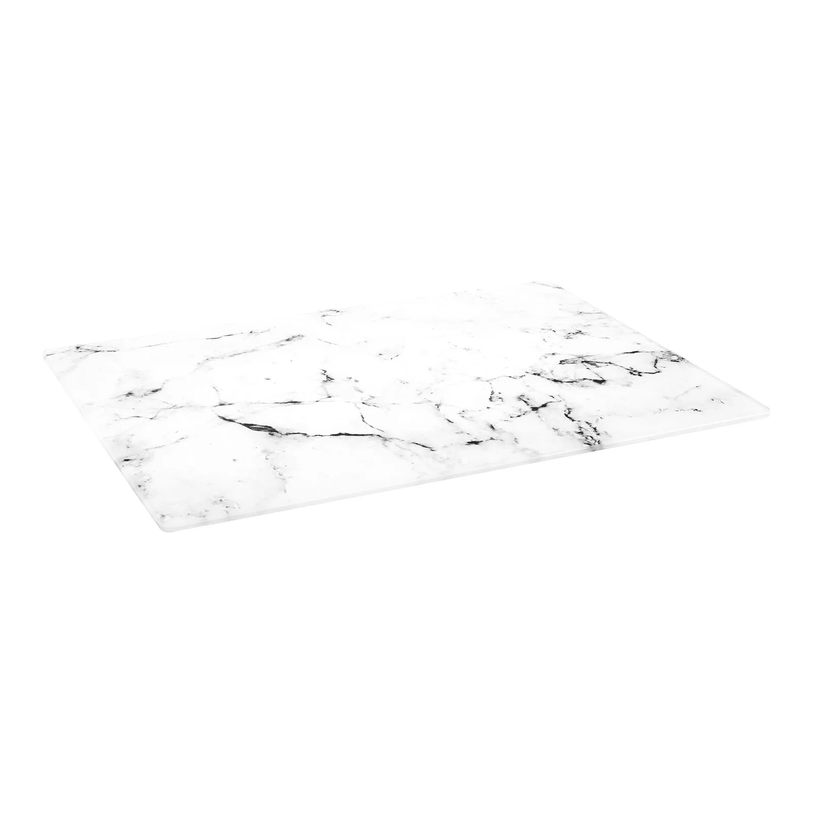 Karaca Ayaz Glass Cutting Board 25x35cm Marble Pattern Non-Slip Hygienic New