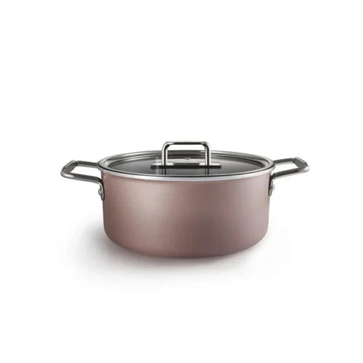 Karaca Mastermaid BioDiamond 9-Piece Cookware Set - Real Diamond Coating - Bronzy Silver