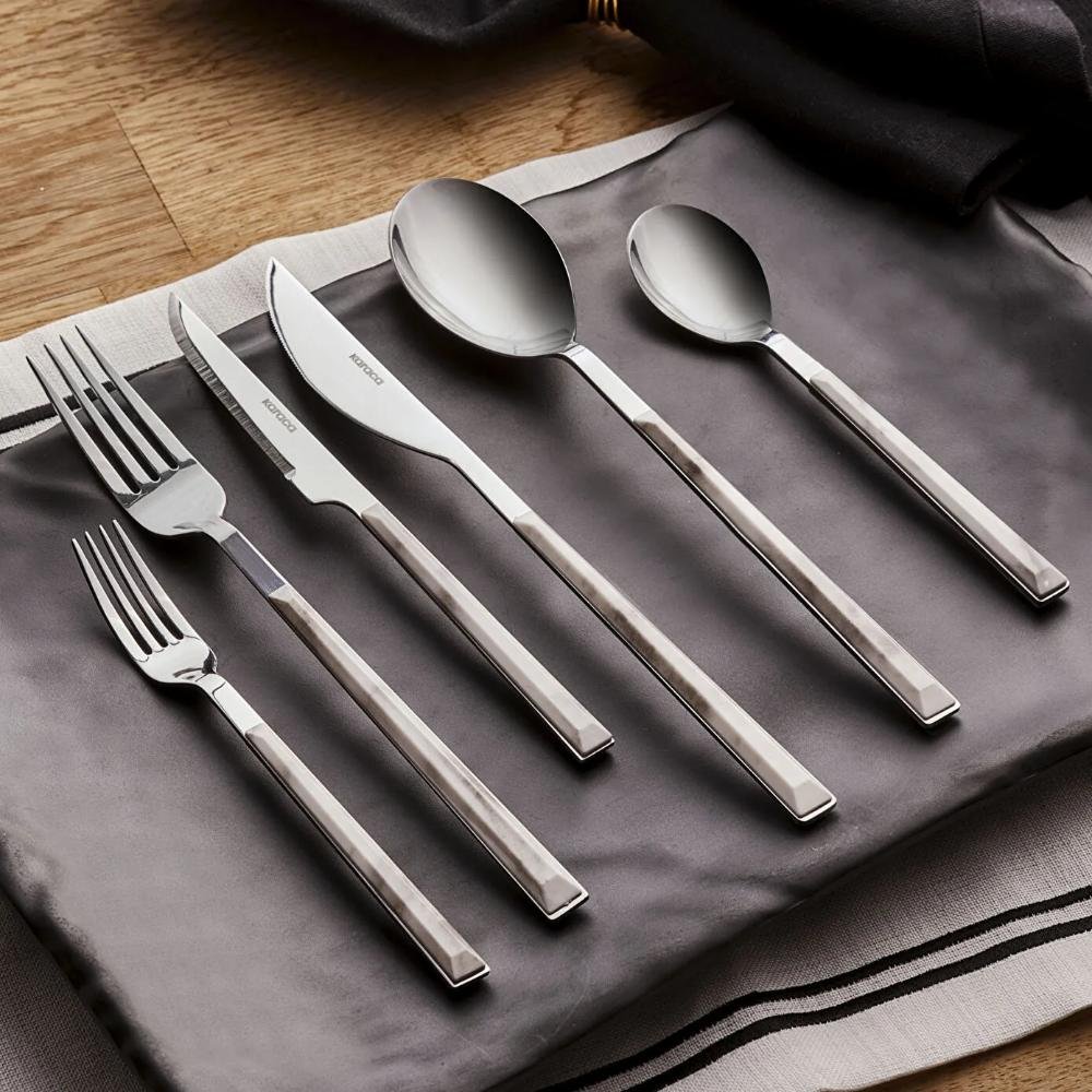 Karaca Leda 36-Piece 6-Person Cutlery Set kitchen