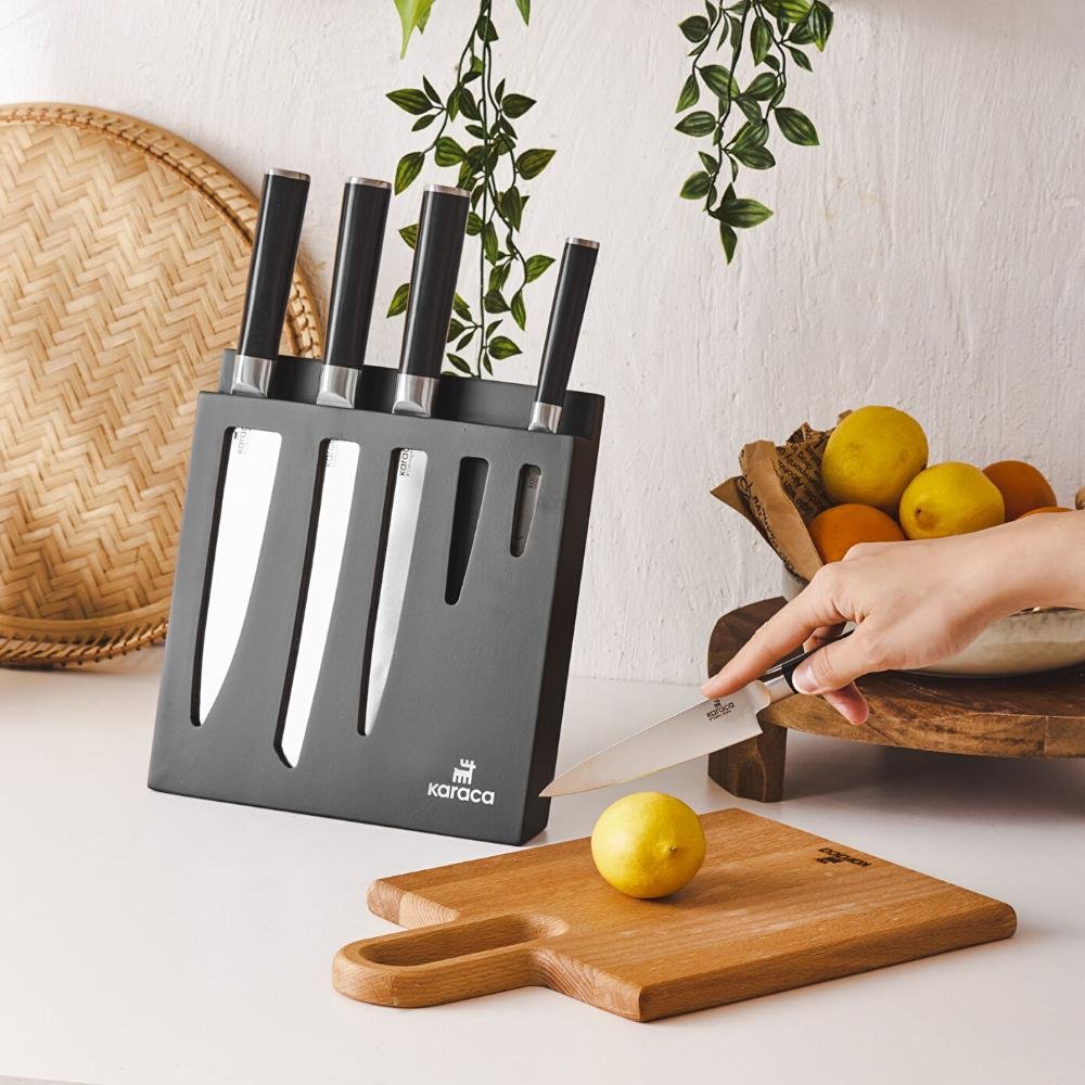 Karaca Samurai Hercules Japanese 6-Piece Knife Set kitchen