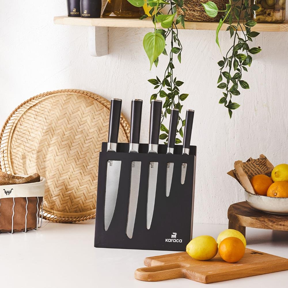 Karaca Samurai Hercules Japanese 6-Piece Knife Set detail