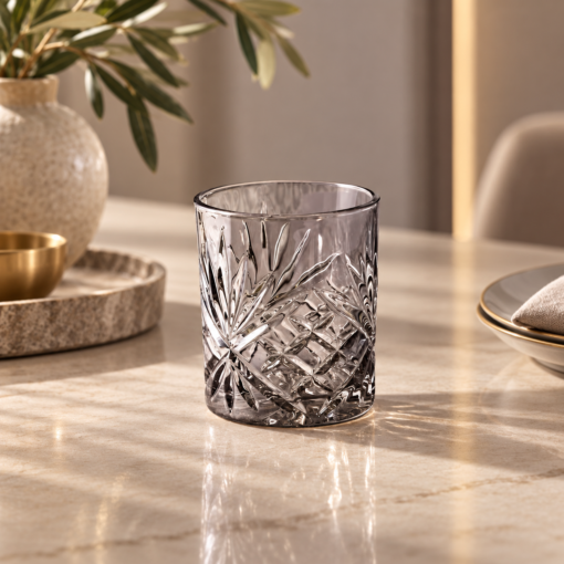 Karaca Melodico Beverage 6-Piece Glass Set 325 ml –  Anthracite
