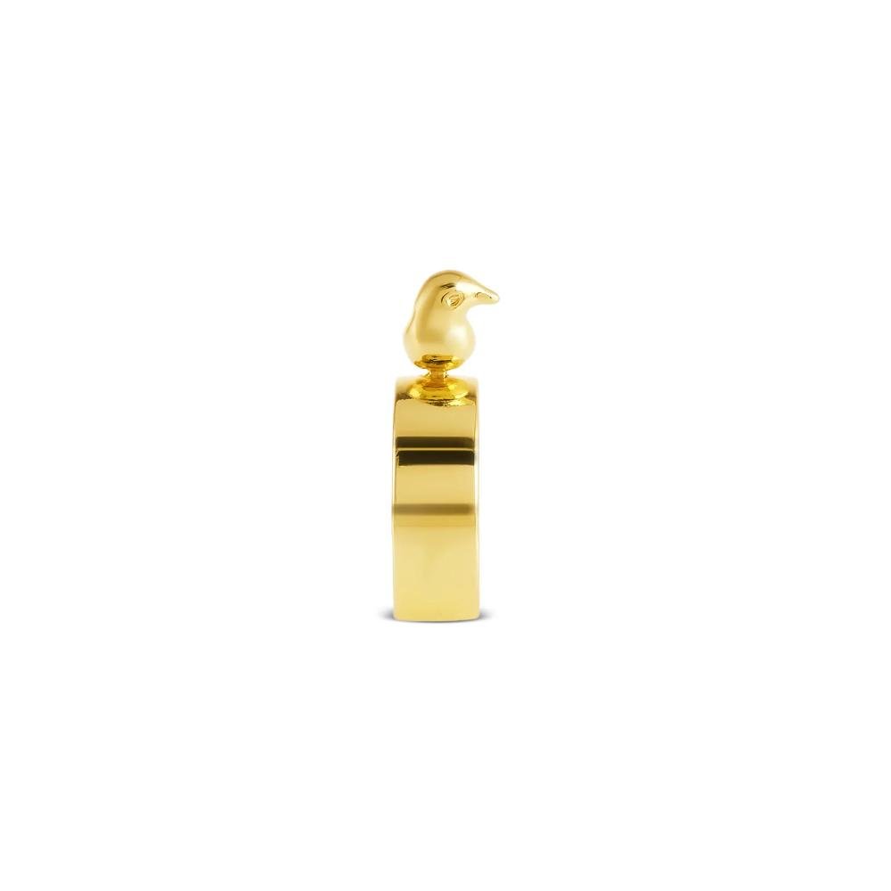 Karaca Bird 4-Piece Gold Napkin Ring Set table