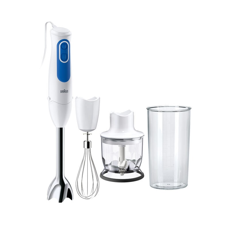 Braun MultiQuick 3 Hand Blender MQ3025 Spaghetti – 700W, White/Blue