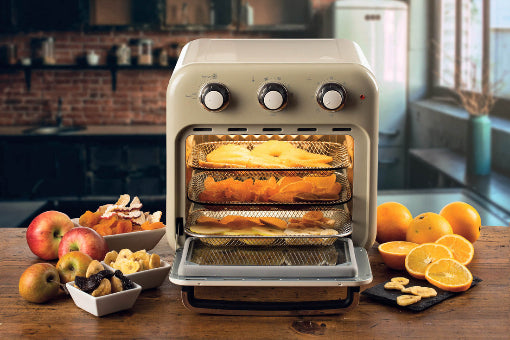 Ariete Vintage Air Fryer Oven 16L 1400W Rotisserie Healthy Fryer Retro