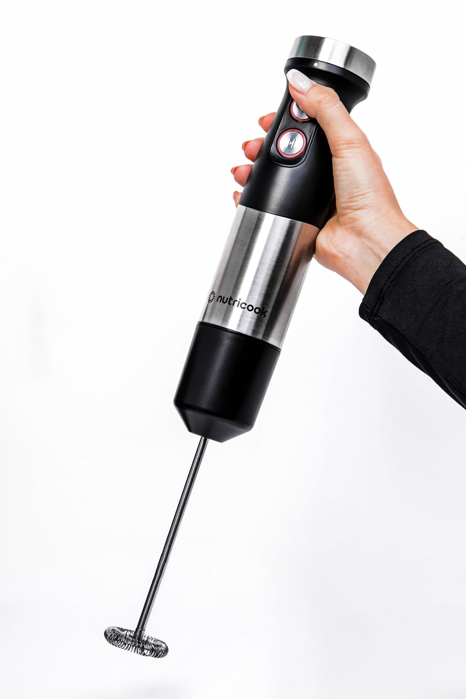 Nutricook Essentials Hand Blender NCK-HB150K 1200W 20 Speed Turbo Mixer Bin