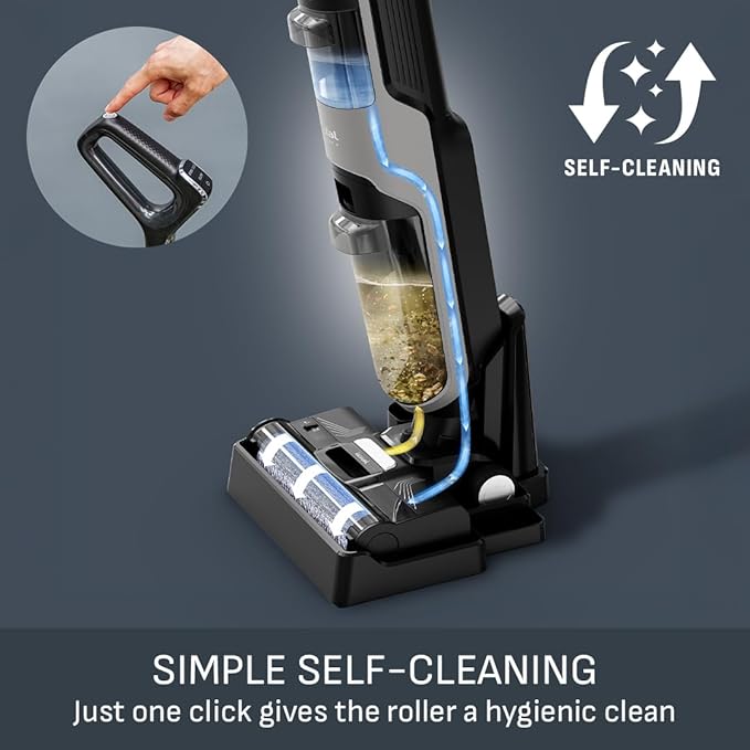 Tefal X-Clean 4 Cordless Mop – 50 Min Runtime, 200W, Self-Cleaning