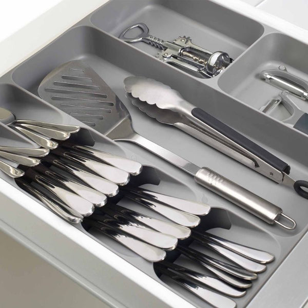 Joseph Joseph DrawerStore Cutlery & Utensil Organiser 85127 Space-Saving Grey