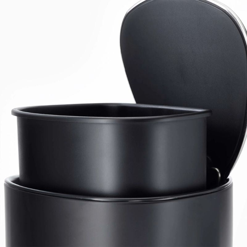 Joseph Joseph Easystoreâ„ 5L Matt Black Pedal Bin