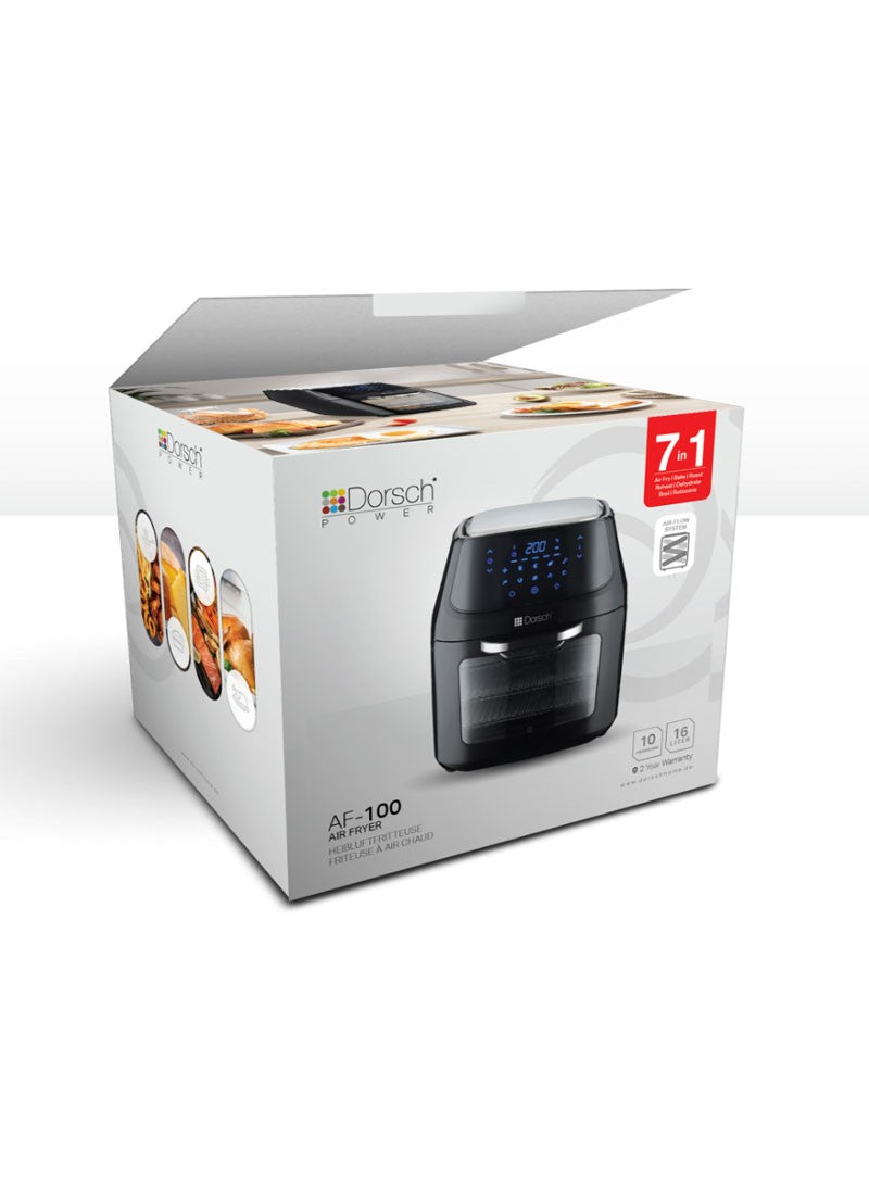 Dorsch 1800W 16L Abs Plastic  Air Fryer Oven With 10 Programs & Digital Touch Screen