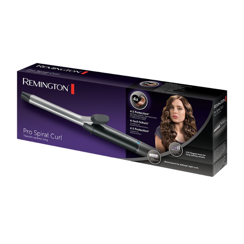 Remington Pro Spiral Curl Tong CI5519 – 19mm, 140-210°C