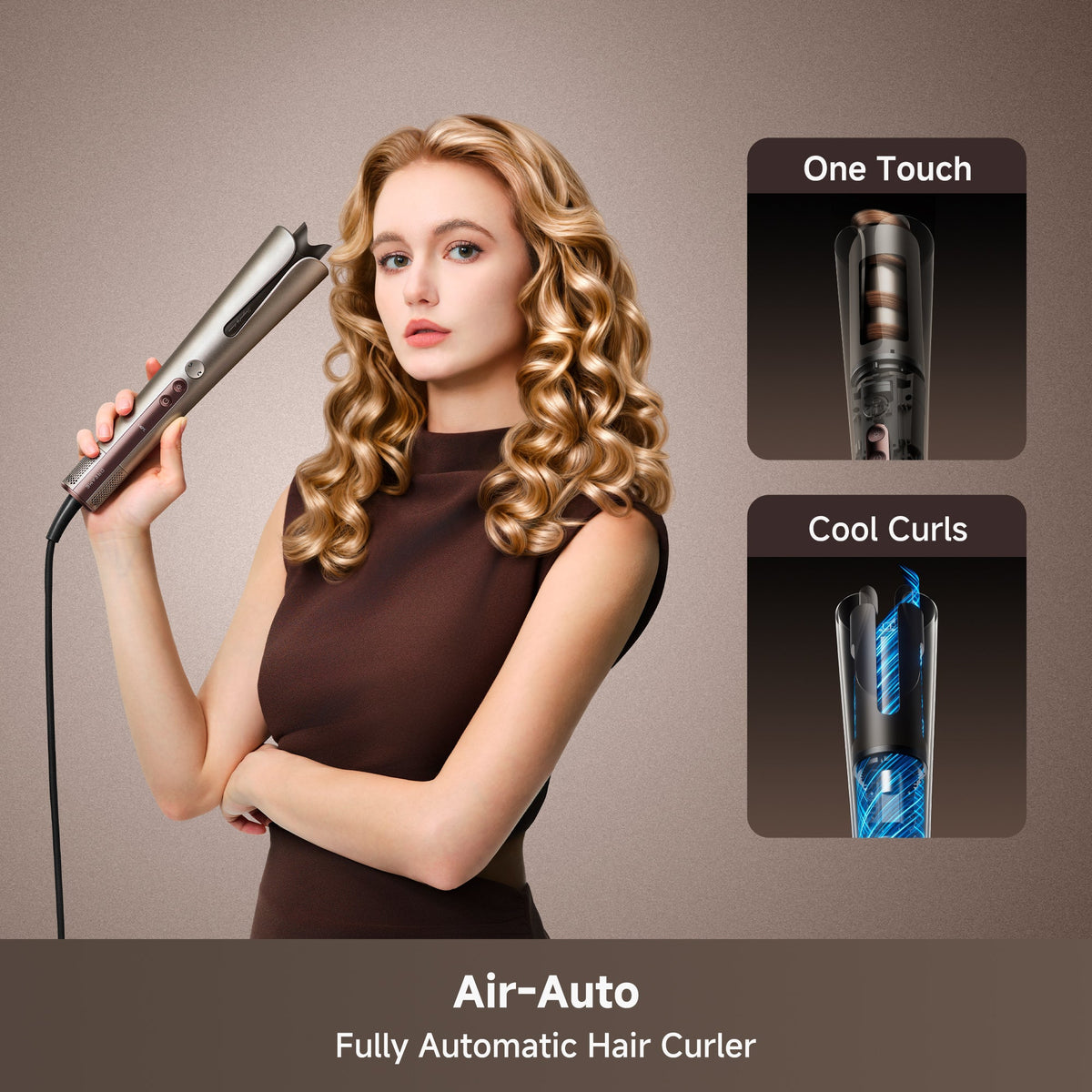Dreame Air-Auto Automatic Hair Curler – 32mm, 3 Heat Settings