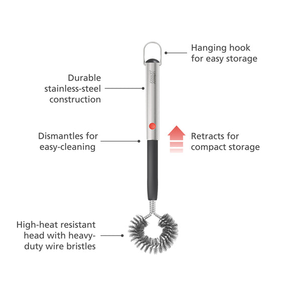 Joseph Joseph GrillOut Digital BBQ Meat Thermometer and Grill Scraper