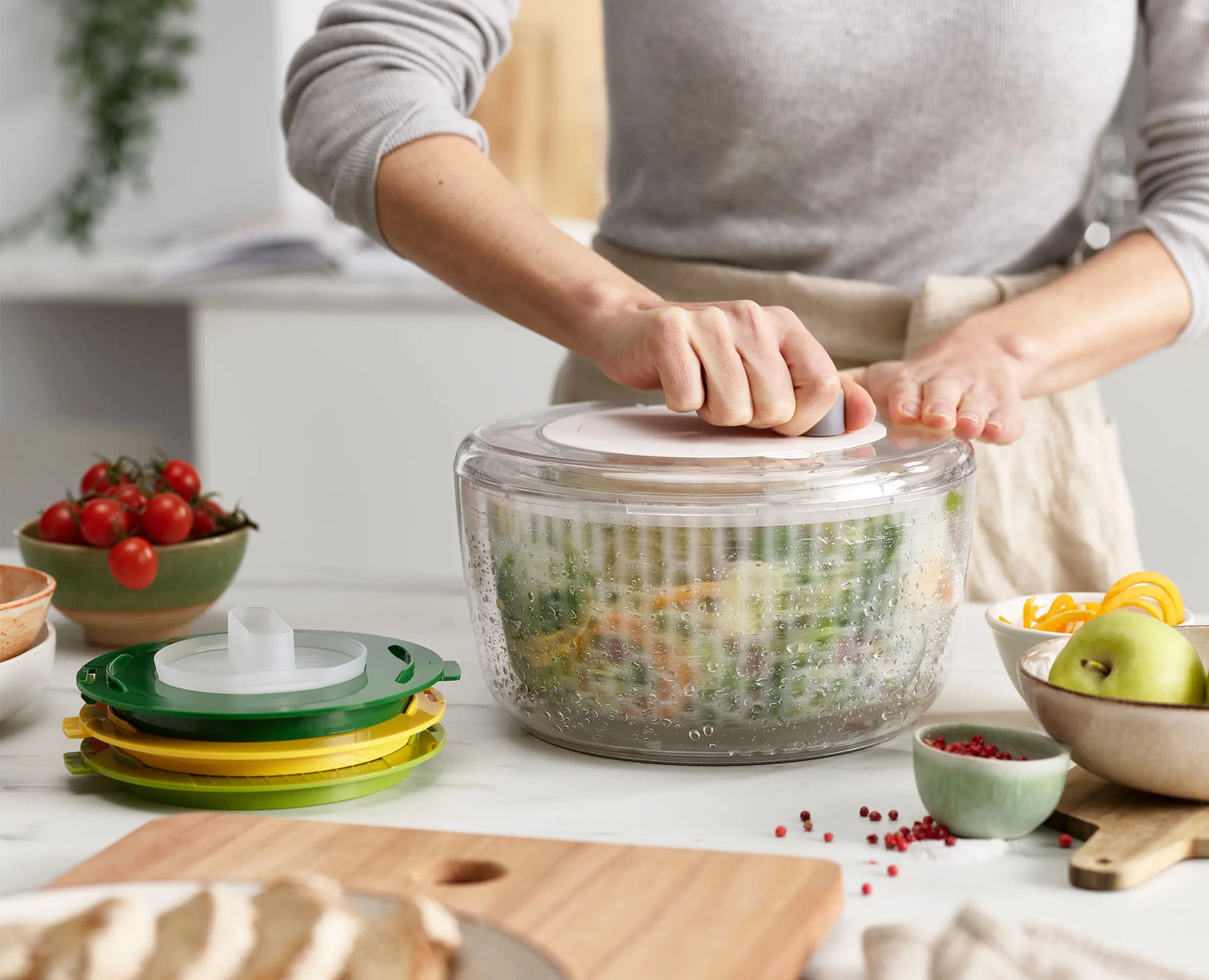 Joseph Joseph Multi-Prep™ 4-Piece Multicolour Salad Preparation Set
