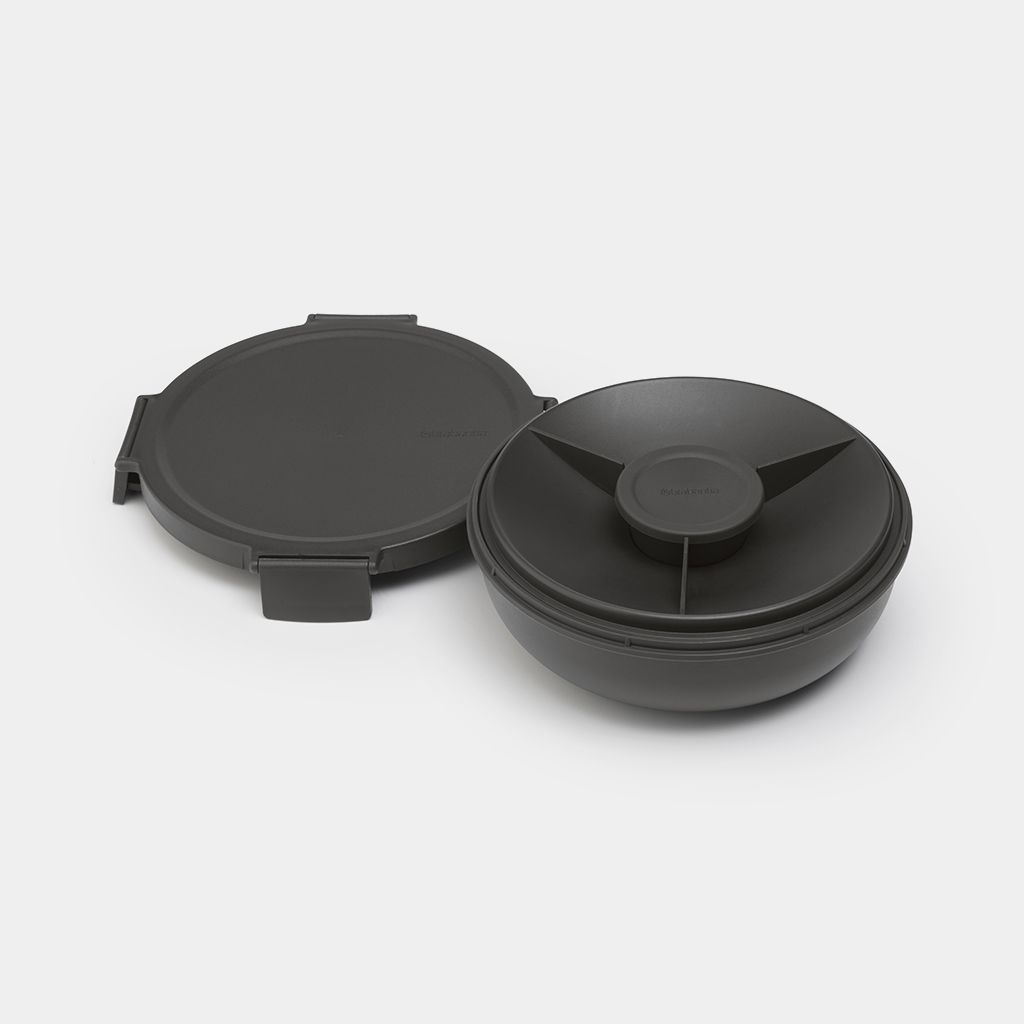 Brabantia Make & Take Salad Bowl 1.3L with Dressing Cup