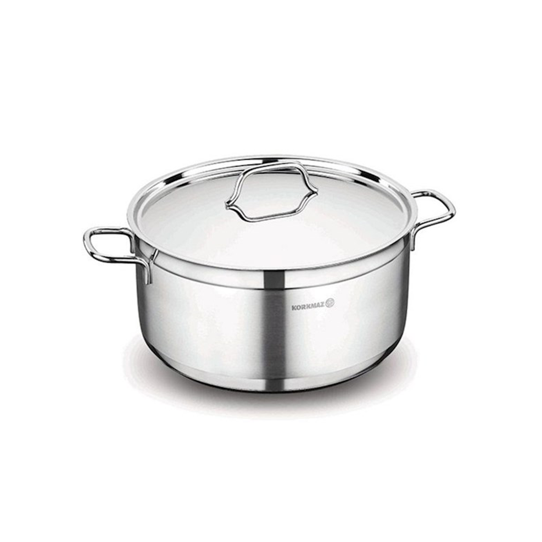Korkmaz Alfa Stainless Steel Pot 28Cm 8.5L