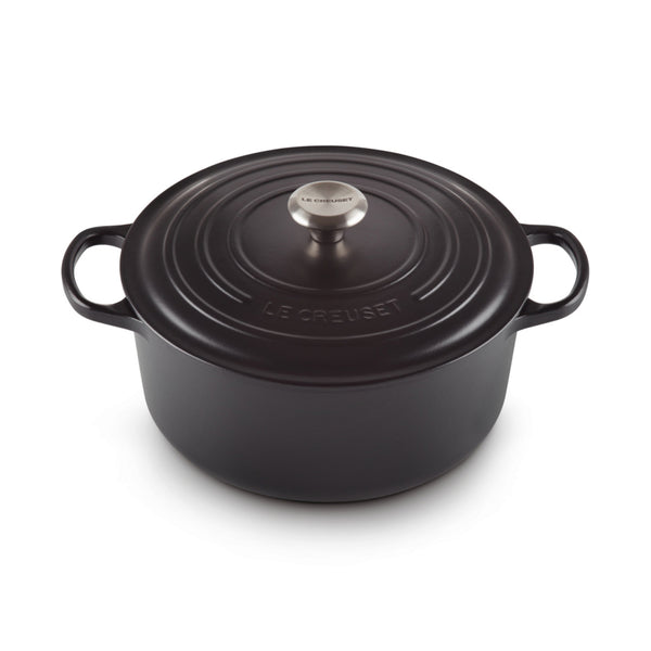 Le Creuset Round French Oven Evo 30cm – Black, Cast Iron