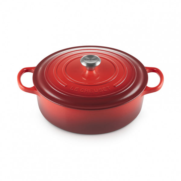 Le Creuset Round French Oven Evo 30cm – Cherry, Cast Iron
