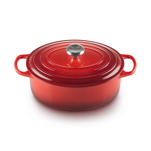 Le Creuset Oval French Oven Evo 29cm – Cherry, Cast Iron