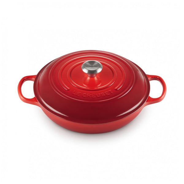 Le Creuset Shallow Pan Evo 30cm (Cherry)